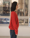 BASERANGE 25 Autumn/Winter Sweater France BAS-PUSOS-RC-AU25-MELOGRANO RED